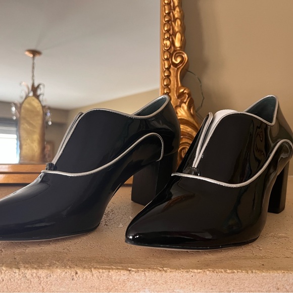 Johnston & Murphy patent leather block heels - Picture 2 of 7